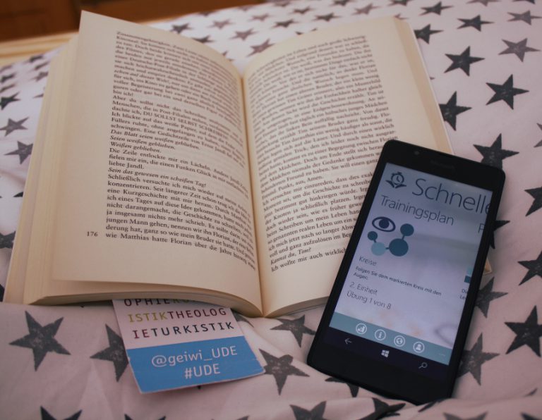 Schneller Lesen mit Speedreading-App